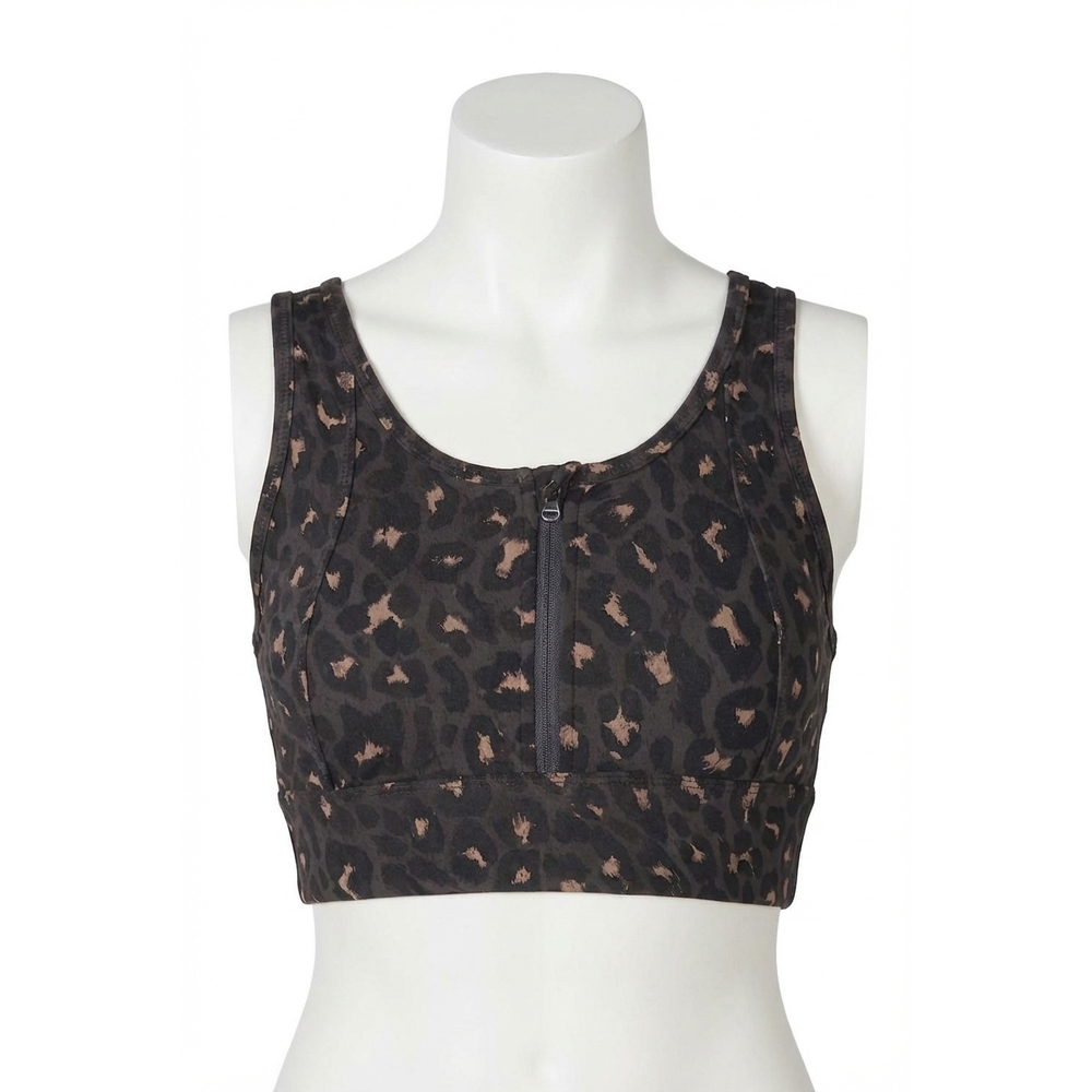 NEW VARLEY fay bra in molten leopard